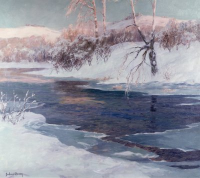 Snow Scene by Albert Julius Olsson